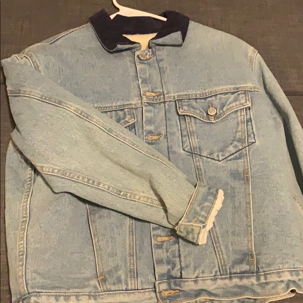 Lined Denim Jacket - image 2